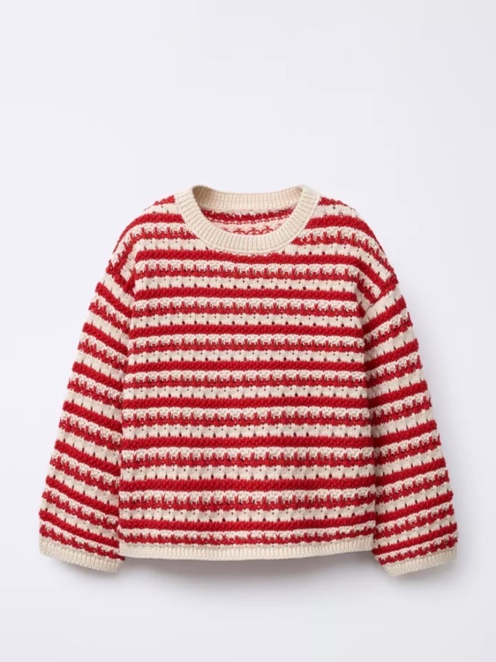 ZARA Striped Chunky Knit Sweater and Shorts